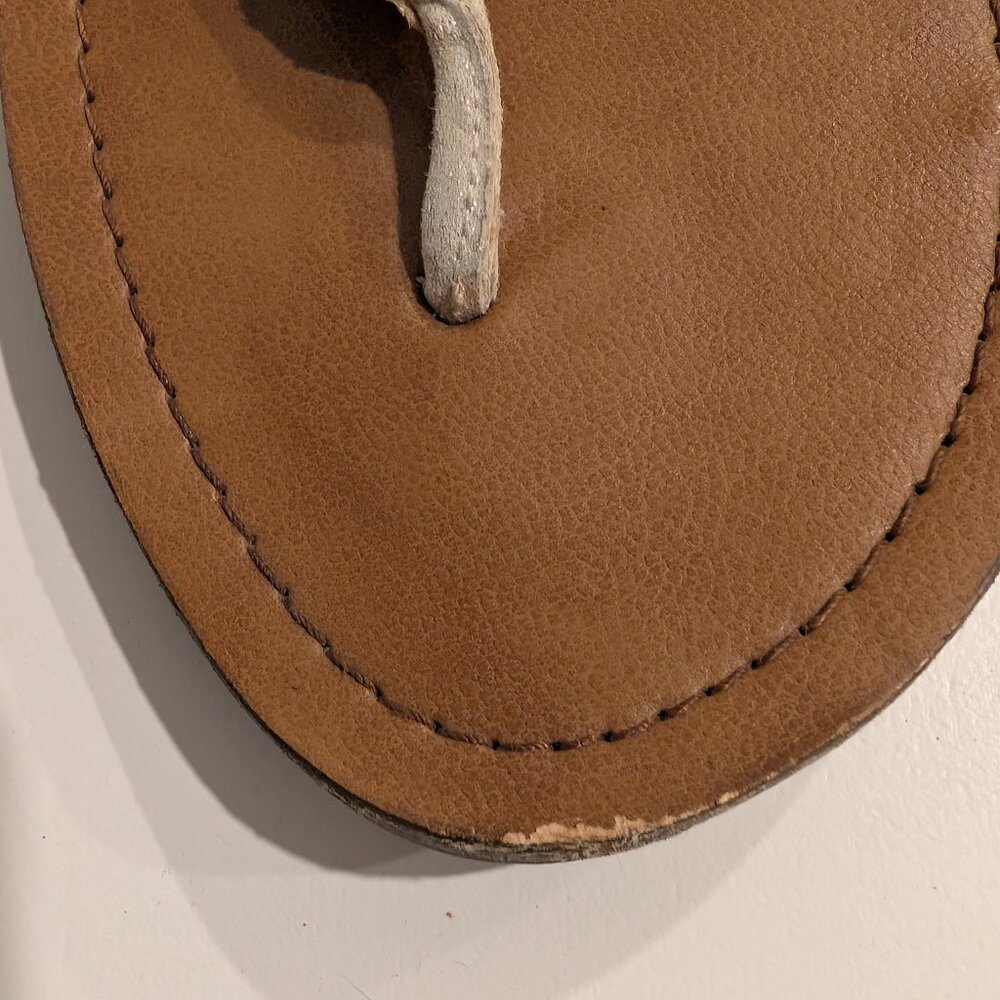 Candies White Studded Thong Flip Flop Sandals - Picture 4 of 4